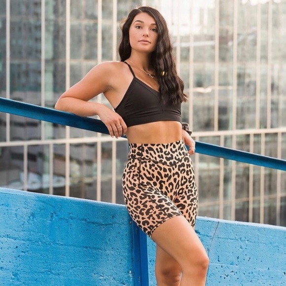 Balance Athletica Pants - Balance Athletica Rider Short in Color King Cheetah